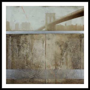 Brooklyn  Fog - Framed Print - SEVENART STUDIO