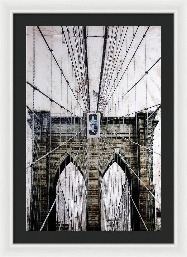 Brooklynn Cables - Framed Print - SEVENART STUDIO