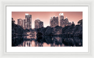 Reflecting Atlanta - Framed Print - SEVENART STUDIO