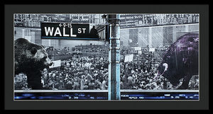 Wall Street - Framed Print - SEVENART STUDIO