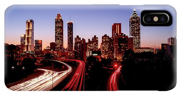 Atlanta At Night - Phone Case - SEVENART STUDIO