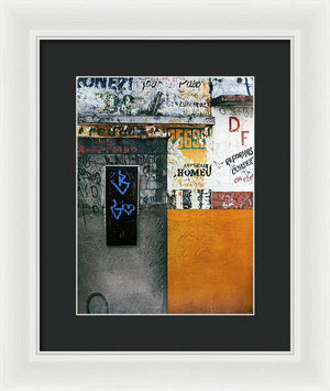 Brazil Graffit B - Framed Print - SEVENART STUDIO