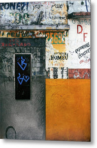 Brazil Graffit B - Metal Print - SEVENART STUDIO