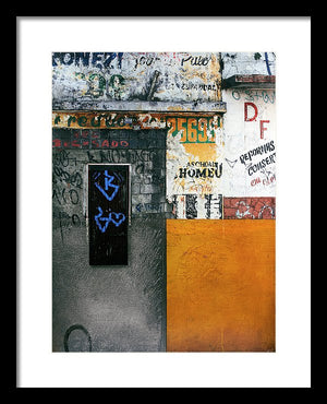 Brazil Graffit B - Framed Print - SEVENART STUDIO