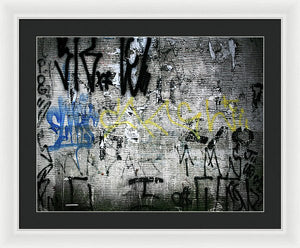 Brazil Graffiti - Framed Print - SEVENART STUDIO