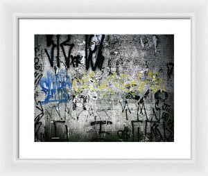 Brazil Graffiti - Framed Print - SEVENART STUDIO