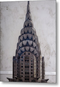 Chrysler Building - Metal Print - SEVENART STUDIO