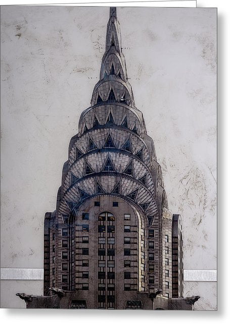 Chrysler Building - Greeting Card - SEVENART STUDIO