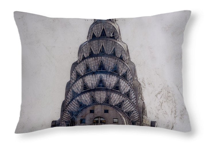 Chrysler Building - Throw Pillow - SEVENART STUDIO