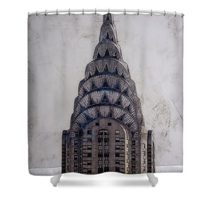 Chrysler Building - Shower Curtain - SEVENART STUDIO