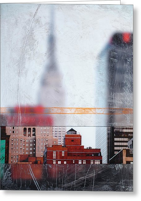 Empire State Blur - Greeting Card - SEVENART STUDIO
