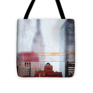 Empire State Blur - Tote Bag - SEVENART STUDIO