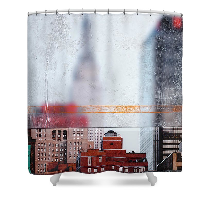 Empire State Blur - Shower Curtain - SEVENART STUDIO