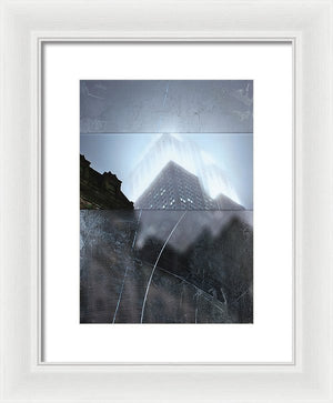 Empire State Fog - Framed Print - SEVENART STUDIO