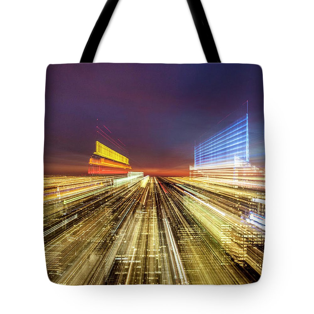 Flying Over New York  - Tote Bag - SEVENART STUDIO