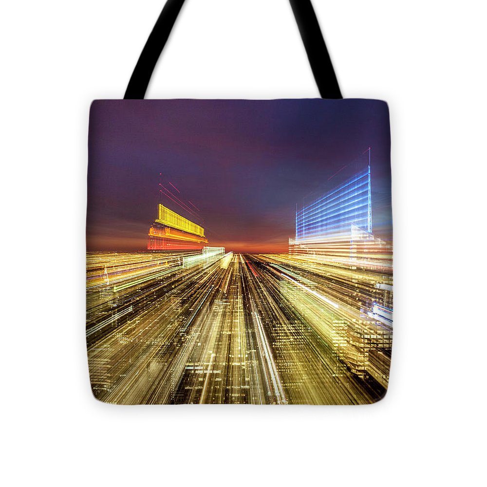 Flying Over New York  - Tote Bag - SEVENART STUDIO