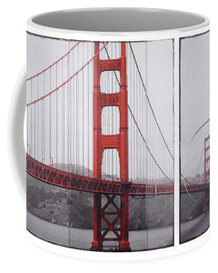 Golden Gate Red - Mug - SEVENART STUDIO
