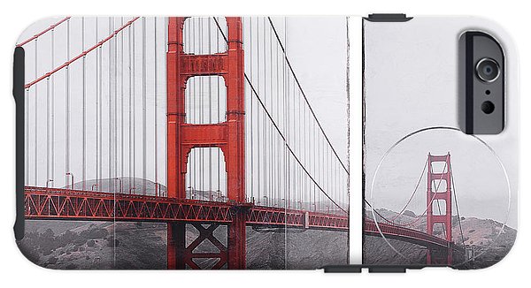 Golden Gate Red - Phone Case - SEVENART STUDIO