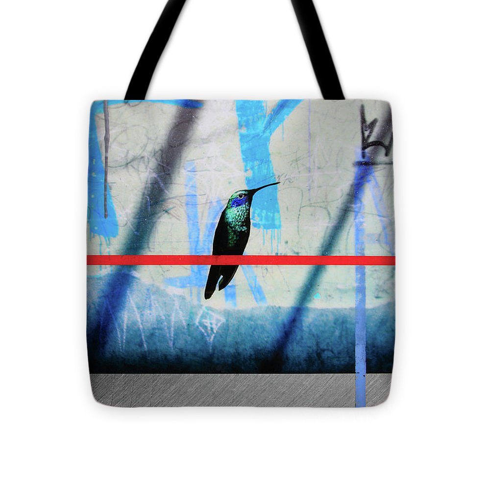 Humming Bird Grafitti - Tote Bag - SEVENART STUDIO