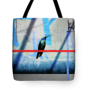 Humming Bird Grafitti - Tote Bag - SEVENART STUDIO