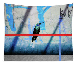 Humming Bird Grafitti - Tapestry - SEVENART STUDIO