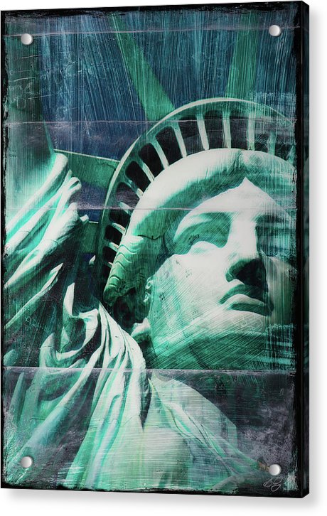 Lady Liberty - Acrylic Print - SEVENART STUDIO