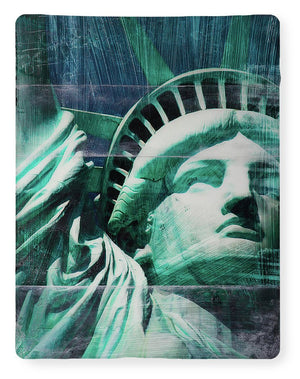 Lady Liberty - Blanket - SEVENART STUDIO
