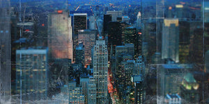 Manhattan At Night - Art Print - SEVENART STUDIO