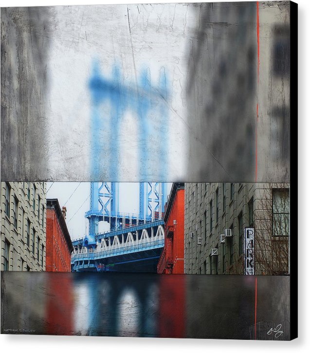 Manhattan Blur - Canvas Print - SEVENART STUDIO