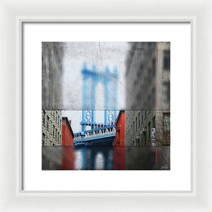 Manhattan Blur - Framed Print - SEVENART STUDIO