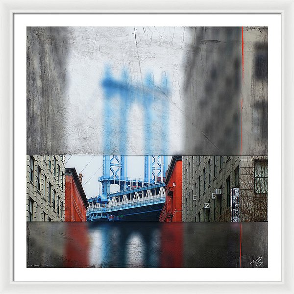 Manhattan Blur - Framed Print - SEVENART STUDIO