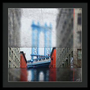 Manhattan Blur - Framed Print - SEVENART STUDIO