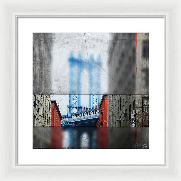 Manhattan Blur - Framed Print - SEVENART STUDIO