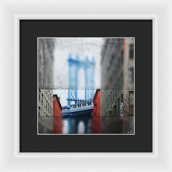 Manhattan Blur - Framed Print - SEVENART STUDIO