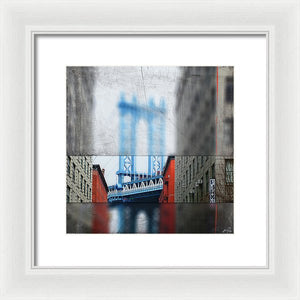 Manhattan Blur - Framed Print - SEVENART STUDIO