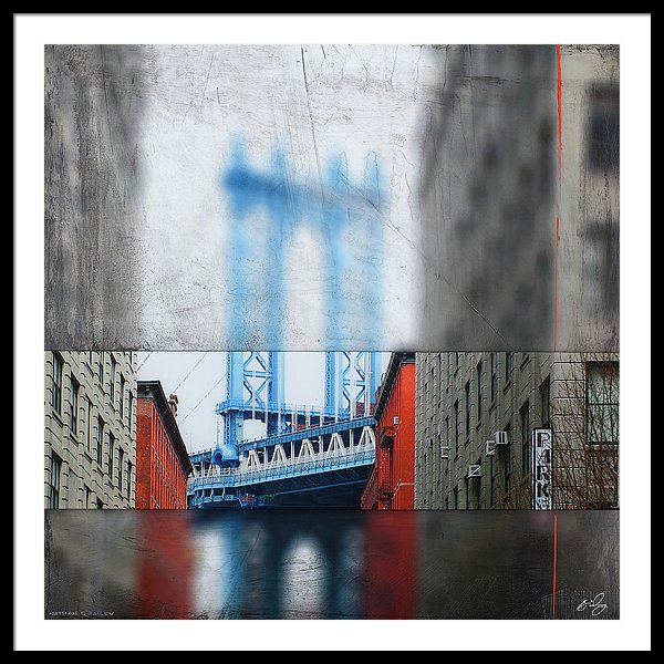 Manhattan Blur - Framed Print - SEVENART STUDIO