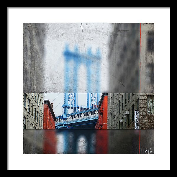 Manhattan Blur - Framed Print - SEVENART STUDIO