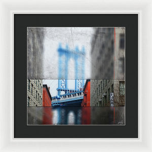 Manhattan Blur - Framed Print - SEVENART STUDIO