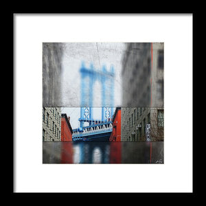 Manhattan Blur - Framed Print - SEVENART STUDIO