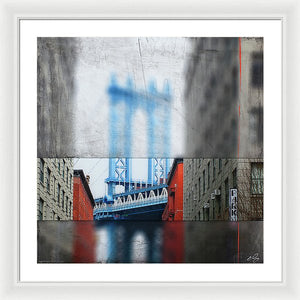 Manhattan Blur - Framed Print - SEVENART STUDIO