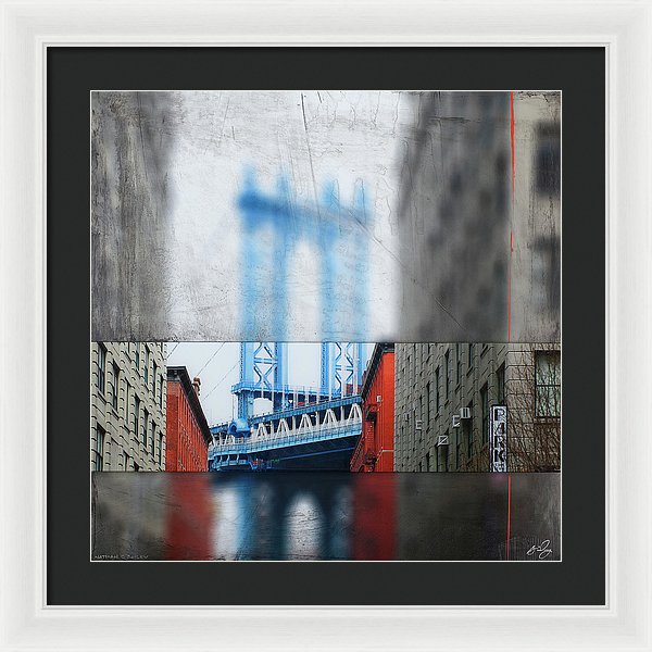 Manhattan Blur - Framed Print - SEVENART STUDIO