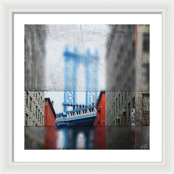 Manhattan Blur - Framed Print - SEVENART STUDIO