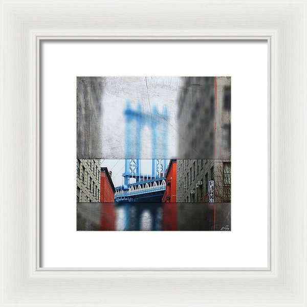 Manhattan Blur - Framed Print - SEVENART STUDIO