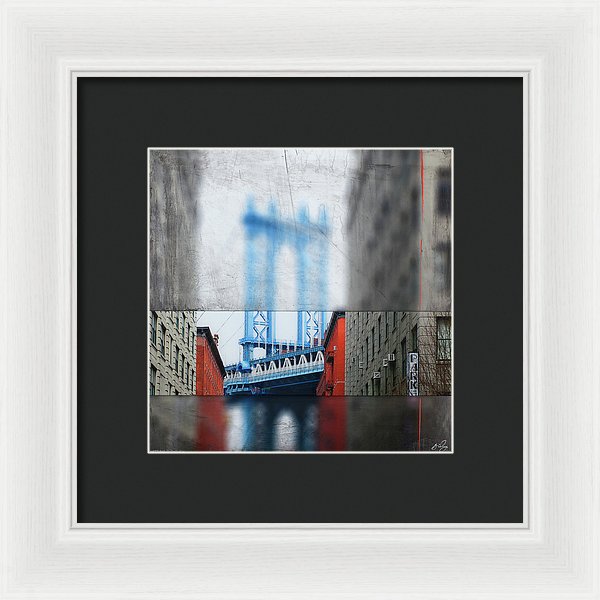 Manhattan Blur - Framed Print - SEVENART STUDIO