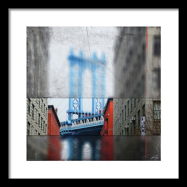 Manhattan Blur - Framed Print - SEVENART STUDIO