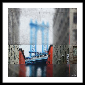 Manhattan Blur - Framed Print - SEVENART STUDIO