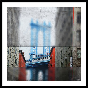 Manhattan Blur - Framed Print - SEVENART STUDIO