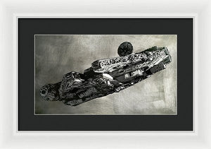 Millinneum Falcon - Framed Print - SEVENART STUDIO