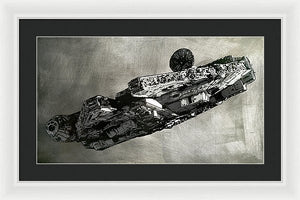 Millinneum Falcon - Framed Print - SEVENART STUDIO