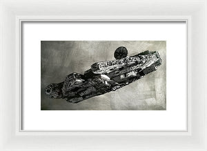 Millinneum Falcon - Framed Print - SEVENART STUDIO